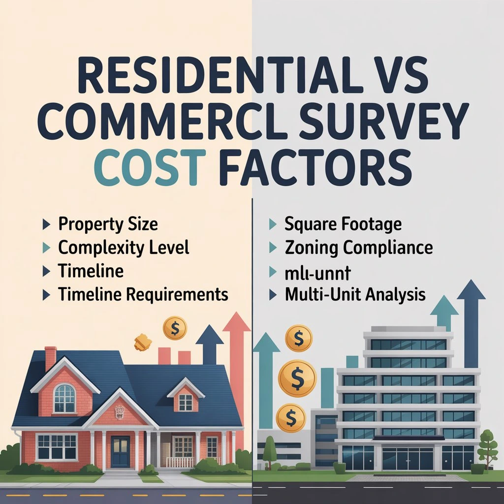 Residential vs Commercial Survey Cost Factors