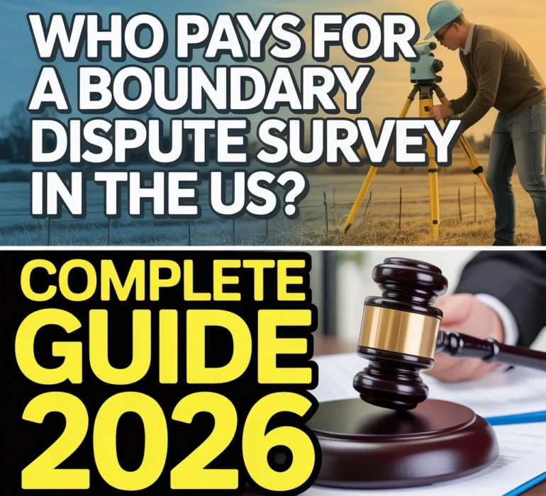 Who Pays for a Boundary Dispute Survey in the US? Complete Guide 2026