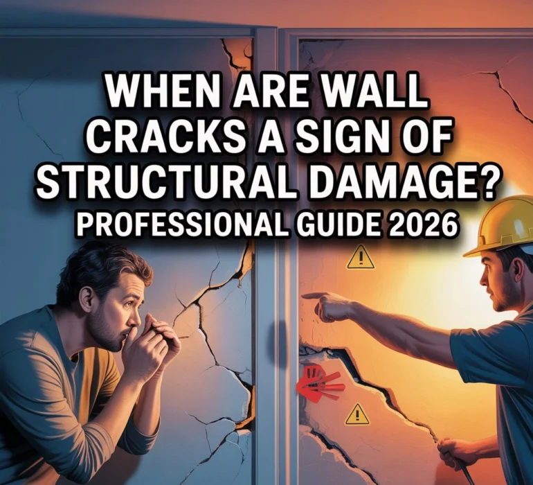 When Are Wall Cracks a Sign of Structural Damage? Professional Guide 2026