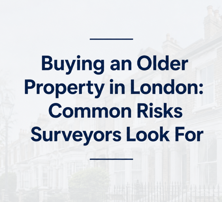 Buying an Older Property in London Common Risks Surveyors Look For