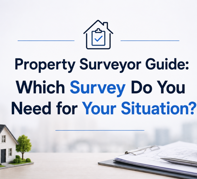 Property Surveyor Guide Which Survey Do You Need for Your Situation