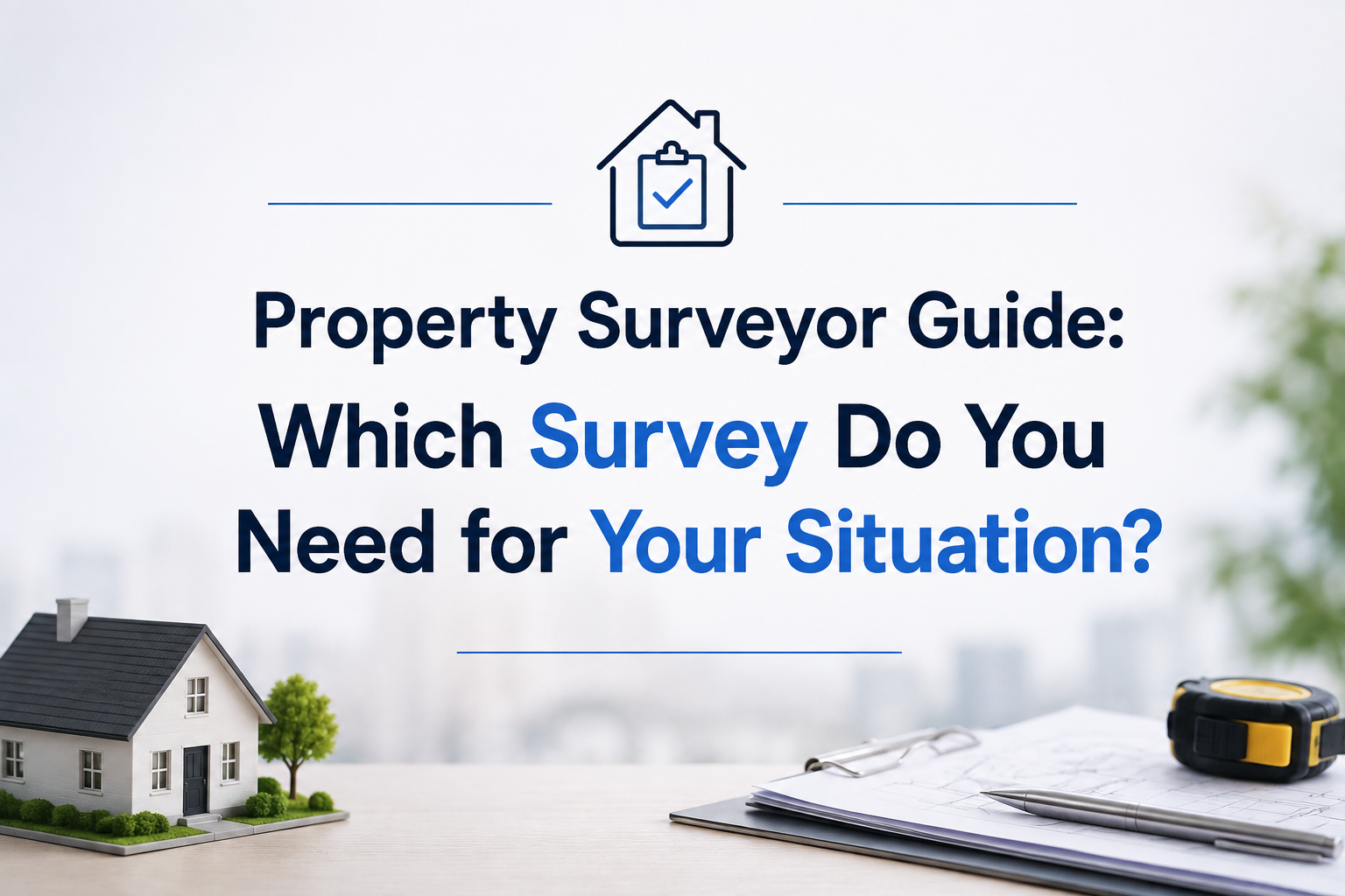 Property Surveyor Guide Which Survey Do You Need for Your Situation